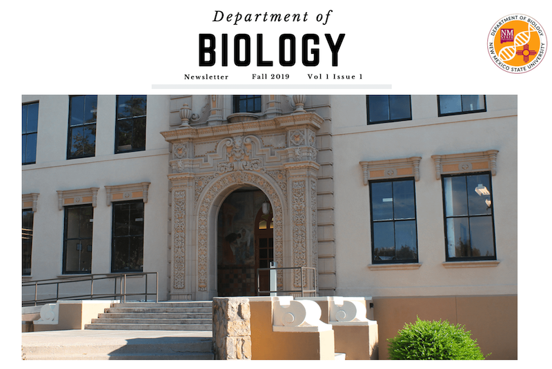 Dept Biology Newsletter Fall 2019